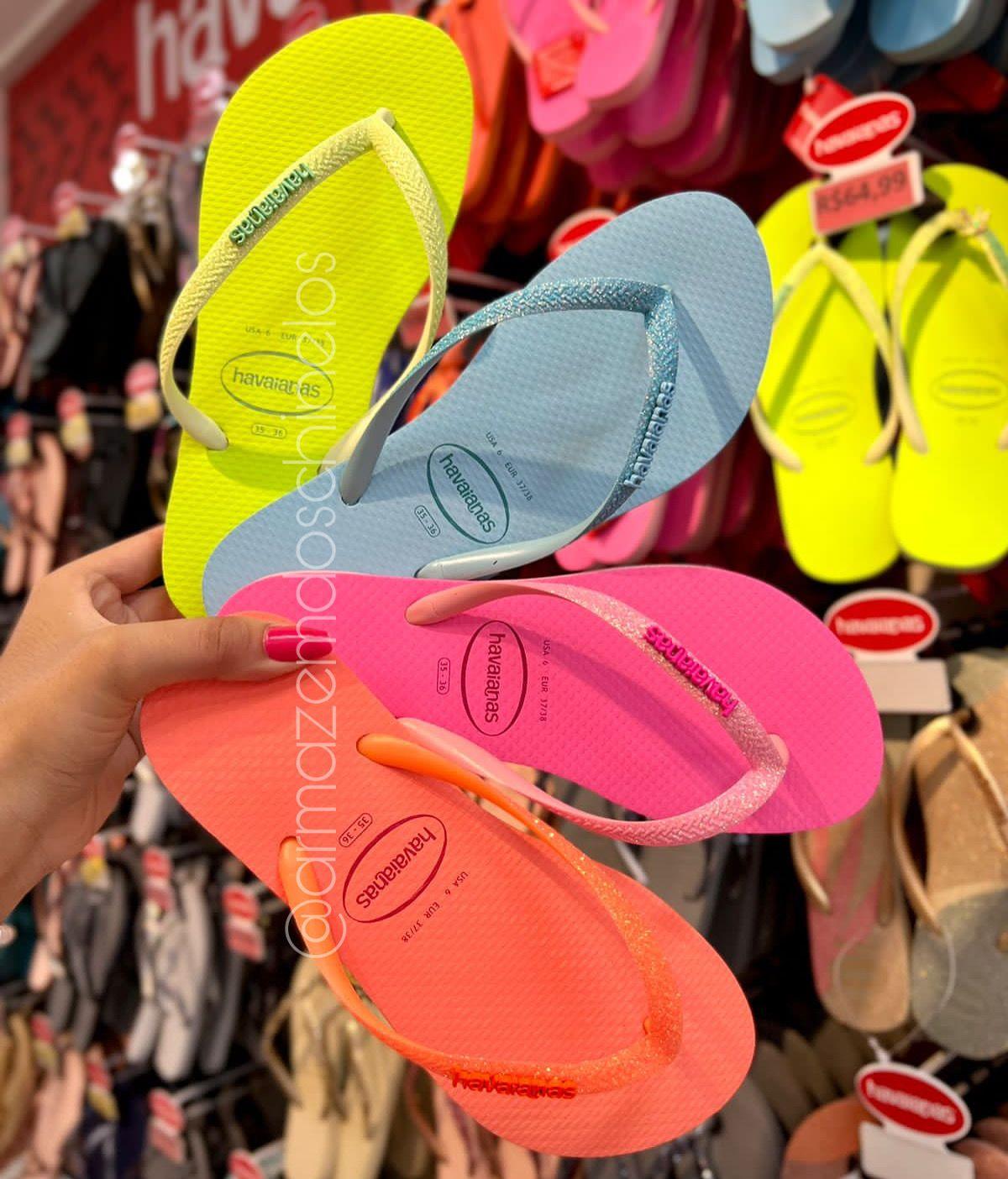 Havaianas Slim Glitter Neon