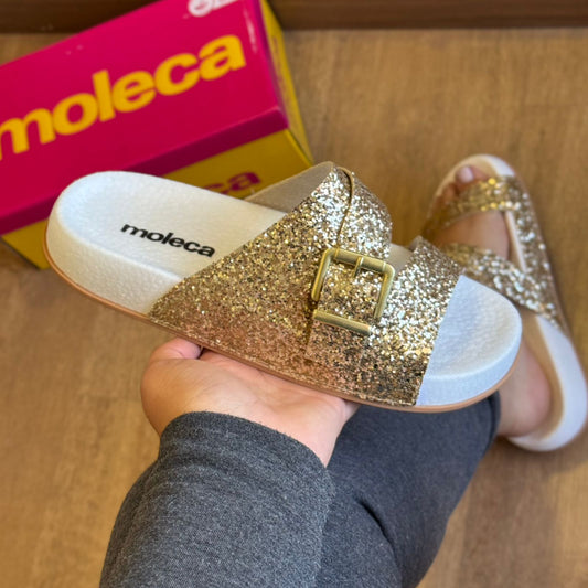 Sandália Moleca Brilho Eterno 5538.104