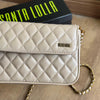 Bolsa Santa Lolla Floater Stone Matelassê Alça Transversal 0452.408E