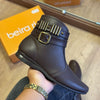 Bota Coturno Beira Rio Boho Chic Pinos Dourados