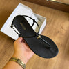 Sandália Arezzo Rasteira Slim Tiras Metal A032740144