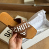 Sandália Schutz  Rasteira de X  Logo S208890004