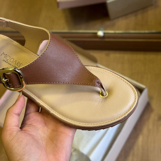 Sandália Modare Com Detalhe Calce Fácil E Elástico Flexivel Ultra Conforto 7141.141