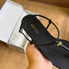 Sandália Arezzo Rasteira Slim Tiras Metal A032740144