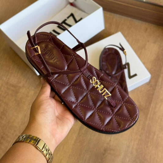 Sandália Schutz Detalhe Letreiro da Marca S215640421