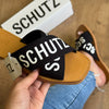 Sandália Schutz  Rasteira de X  Logo S208890004