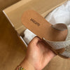 Rasteira Ana Capri Tira Entrelaçada Glitter C300140231