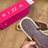 Chinelo de Dedo Arezzo Square Bicolor Brizza Z190270026