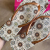 Chinelo de Dedo Arezzo Estampado Z19026012