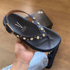 Sandália Vizzano Flatform Adornos Dourados 6510.125