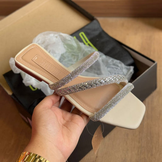 Rasteira Santa Lolla Shiny Metalizado Soft 0775.4CBD.0339