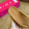 Sandália Arezzo Círculo Dourado Z190040013