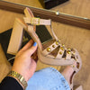 Sandália Vizzano Salto Bloco Detalhes Pedrarias 6551.106