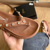 Sandália Vizzano Flatform Adornos Dourados 6510.125