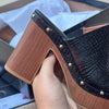 Tamanco Vizzano Slide Croco 6541.205