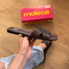 Sandália Moleca Rasteirinha Floral 5462.149