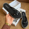 Chinelo Schutz Jelly Detalhe Dourado S225930001