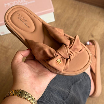 Sandália Modare Detalhe De Laço Oncinha 7208.101 - OFERTA