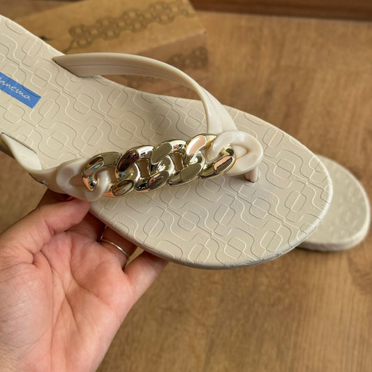 Chinelo De Dedo Ipanema Metal Glam