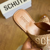 Sandália Schutz Rasteirinha Crochê S208890119