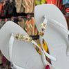 Havaianas Slim Square (Branco) + Pin Família