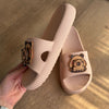Chinelo Slide Nuvem EVA + Charms Capivara