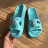 Chinelo Slide Nuvem EVA + Charms Stitch