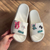 Chinelo Slide Nuvem EVA + Charms Stitch