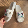 Chinelo Slide Nuvem EVA + Charms Stitch