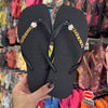 Havaianas Slim Square + Placa Logo Dourado + Pin Pet