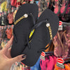 Havaianas Slim Square + Placa Logo Dourado + Pin Pet