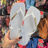 Havaianas Slim Square + Placa Logo Dourado