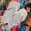 Havaianas Slim Square + Placa Logo Dourado