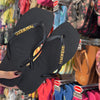 Havaianas Slim Square + Placa Logo Dourado
