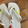 Havaianas Slim Square + Placa Logo + Pin Brasil