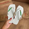 Havaianas Slim Square + Placa Logo + Pin Brasil