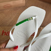 Havaianas Slim Square + Placa Logo + Pin Brasil