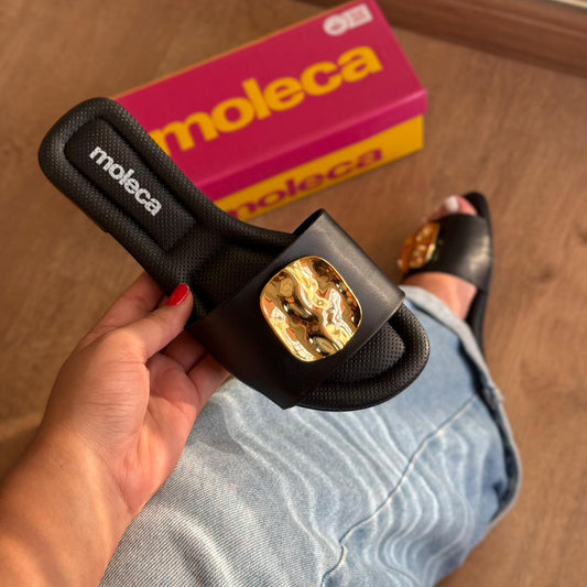 Sandália Moleca Rasteirinha Minimalista 5570.100