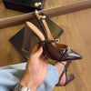 Scarpin Vizzano Croco Bico Fino 1285.452