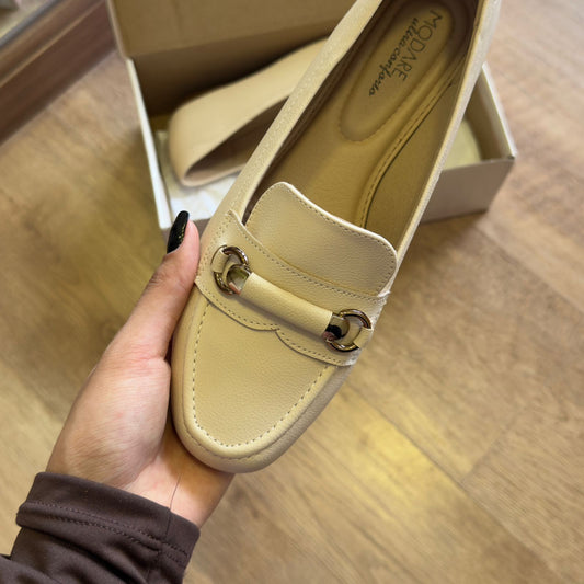 Mocassim Modare Ultraconforto Charm Dourado 7016.1004