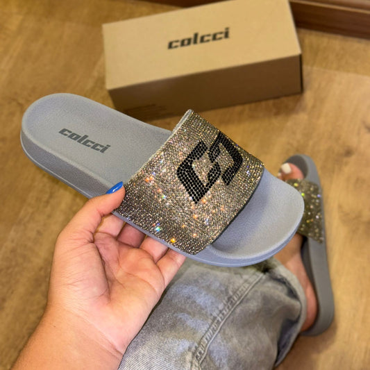 Slide Colcci Bianca Marca Logo 158.01.02358