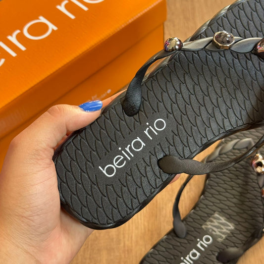 Chinelo De Dedo Beira Rio Detalhe Em Pedrarias 8557.106