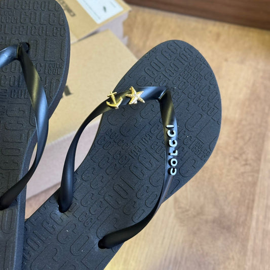 Chinelo De Dedo Colcci Rio 158.01.00901 + Pin Estrela e Âncora GRÁTIS