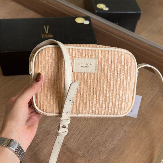 Bolsa Brizza Palha Tiracolo Pequena Z195130022