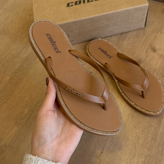 Chinelo De Dedo Colcci Strass Ibiraquera 158.01.02073