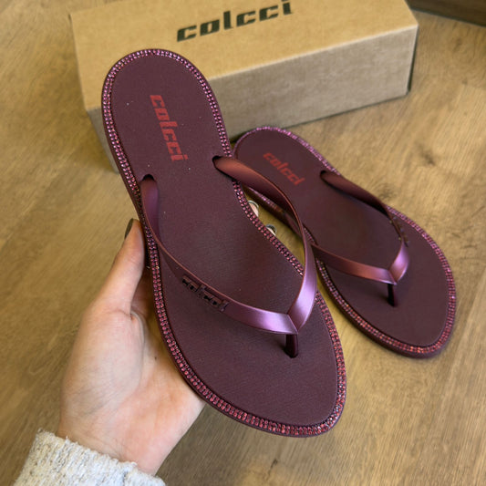 Chinelo De Dedo Colcci Strass Ibiraquera 158.01.02073