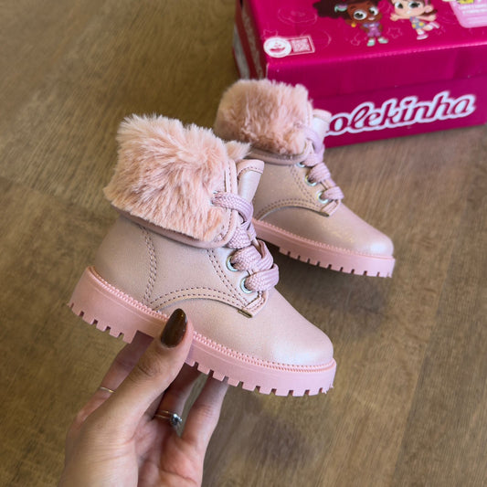 Bota Molekinha Coturno Pelinhos 2126.524