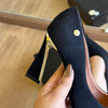 Scarpin Vizzano Detalhe Dourado Bico Fino 1388.200