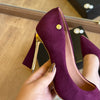 Scarpin Vizzano Detalhe Dourado Bico Fino 1388.200