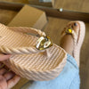 Tamanco Confort Dream Detalhe Dourado 810